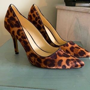 Nine West Leopard print heels